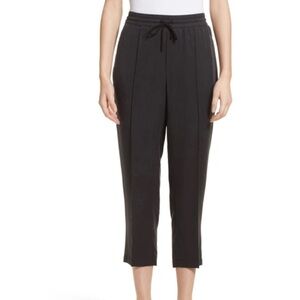 ATM Crop Track Pants In Black